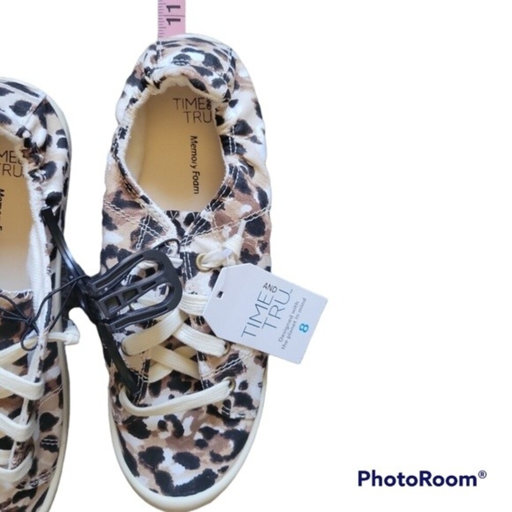 TIME&TRU AMINAL PRINT SLIP ON SHOES W MEMORY FOAM - 8 - Picture 2 of 7